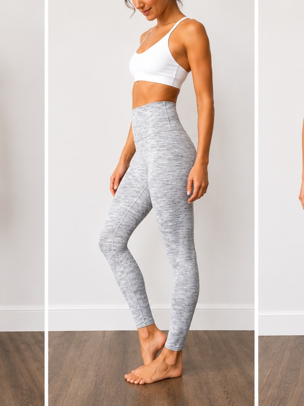 Lululemon Align  Leggings Gray Space Dye Size 4 EUC